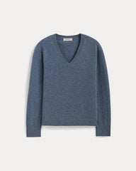 The Classic V in Cashmere | Denim Blue