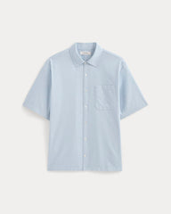 Lightweight Short-Sleeve Oxford | Light Blue