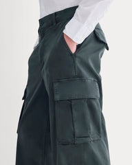 90s Baggy Cargo Pant | Washed Black