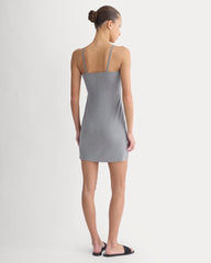 Knit Cami Mini Dress | Mid Heather Grey