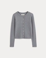 The Selfie Cardigan | Mid Heather Grey