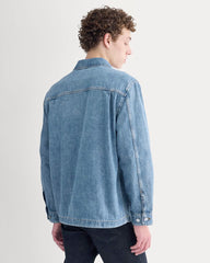 Denim Shacket | Vintage Mid Indigo