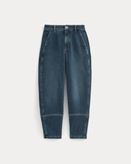 The Utility Barrel Pant | Deep Blue Indigo | Regular