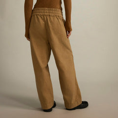 The Canvas Organic Cotton Pull-On Pant | Cappuccino