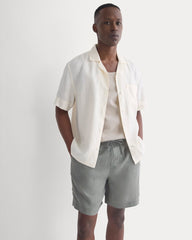 Linen Easy Short | Agave Green