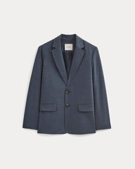Tropical Wool Blazer | Heathered Navy