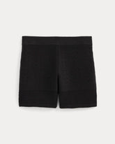 Open-Knit Short in Everyday Cotton | Black
