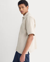 Lightweight Short-Sleeve Oxford | Chinchilla Chambray