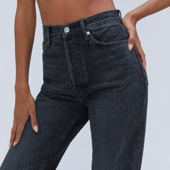 The Rigid Way-High® Jean | Worn-In Black | 29.5" Inseam
