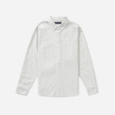 The Standard Fit Japanese Oxford Shirt | Uniform | White / Black Stripe | Standard