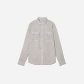 The Long-Sleeve Summer Shirt | Black / White