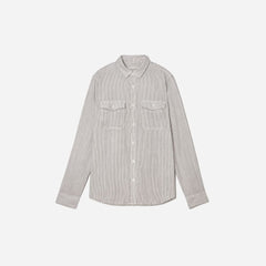 The Long-Sleeve Summer Shirt | Black / White