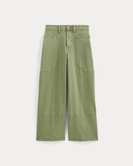 The Way-High® Gardener Cropped Jean | Oil Green