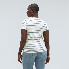 The Organic Cotton Crew Tee | Navy / White