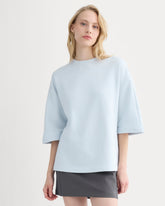 Lightweight Terry Oversized Tee | Skywriting