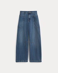 The Gardener Pull-On Jean | Medium Indigo
