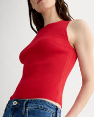 The Tank in Ultrasoft Merino | Classic Red