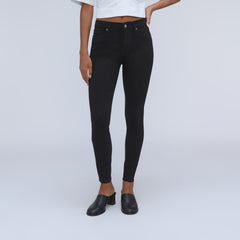 The Mid-Rise Skinny Stretch Jean | Black