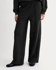 Lightweight Terry Pintuck Sweatpant | Black