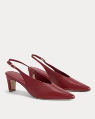 Pointed-Toe Slingback Heel | Rouge
