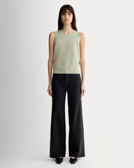 The Classic Tank in Cashmere | Light Heathered Moss