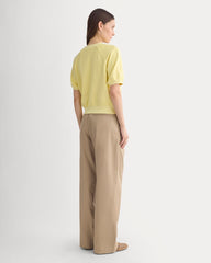 Lightweight Terry Blouson Short-Sleeve Crew | Passion Fruit