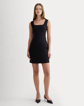 The Dream Square-Neck Dress | Black