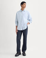 Lightweight Oversized Oxford | Light Blue