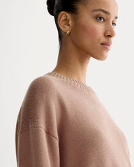 The Boxy Sweater in Everyday Cotton | Rose Dusk