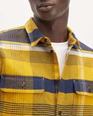 The Heavyweight Overshirt | Uniform | Honey / Heritage Blue / Navy / Bone