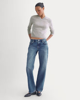 Everlane x Elena Bonvicini La Brea Low-Rise Baggy Jean | Blue Bird Indigo