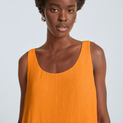 The Naia™ Ripple Tank Dress | Turmeric