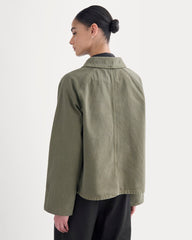 Cropped Denim Jacket | Garment-Dyed Kalamata