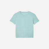 The Box-Cut Tee in Essential Cotton | Ice Blue | No Pocket