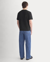 Archive Standard-Fit Cotton Crew | Black