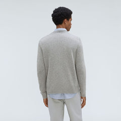 The Merino-Blend Crewneck Sweater | Heathered Grey
