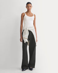 Soft Stretch U-Neck Tank | Bone