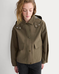 Re:Cycled Nylon Barrel Jacket | Beech