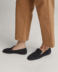 The Day Loafer | Black Suede