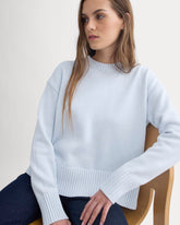 The Boxy Sweater in Everyday Cotton | Skywriting