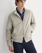 Re:Cycled Nylon Harrington Jacket | Trench Coat Khaki