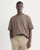 Oversized Midweight Tee | Deep Taupe