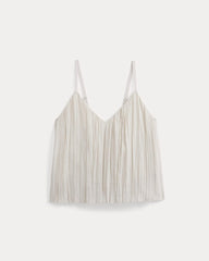 Crinkle Trapeze Tank | Birch