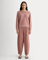 The Off-Duty Barrel Pant | Brown Garment Dye