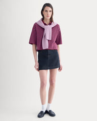 Denim Utility Mini Skirt | Tungsten Rinse