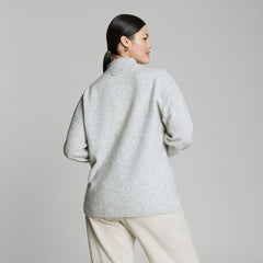 The Cozy-Stretch Pullover | Heathered Grey