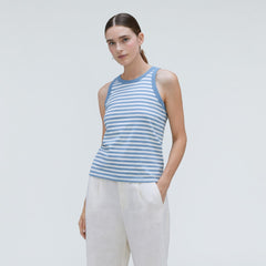 The Tank in Essential Cotton | Spring Lake / Canvas