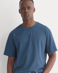 Archive Standard-Fit Cotton Crew | Midnight Navy