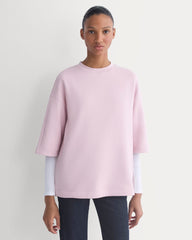 Lightweight Terry Oversized Tee | Burnished Lilac