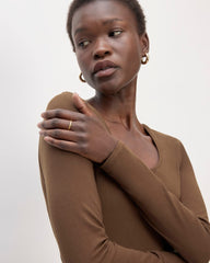 The Long-Sleeve Riviera Dress | Cocoa